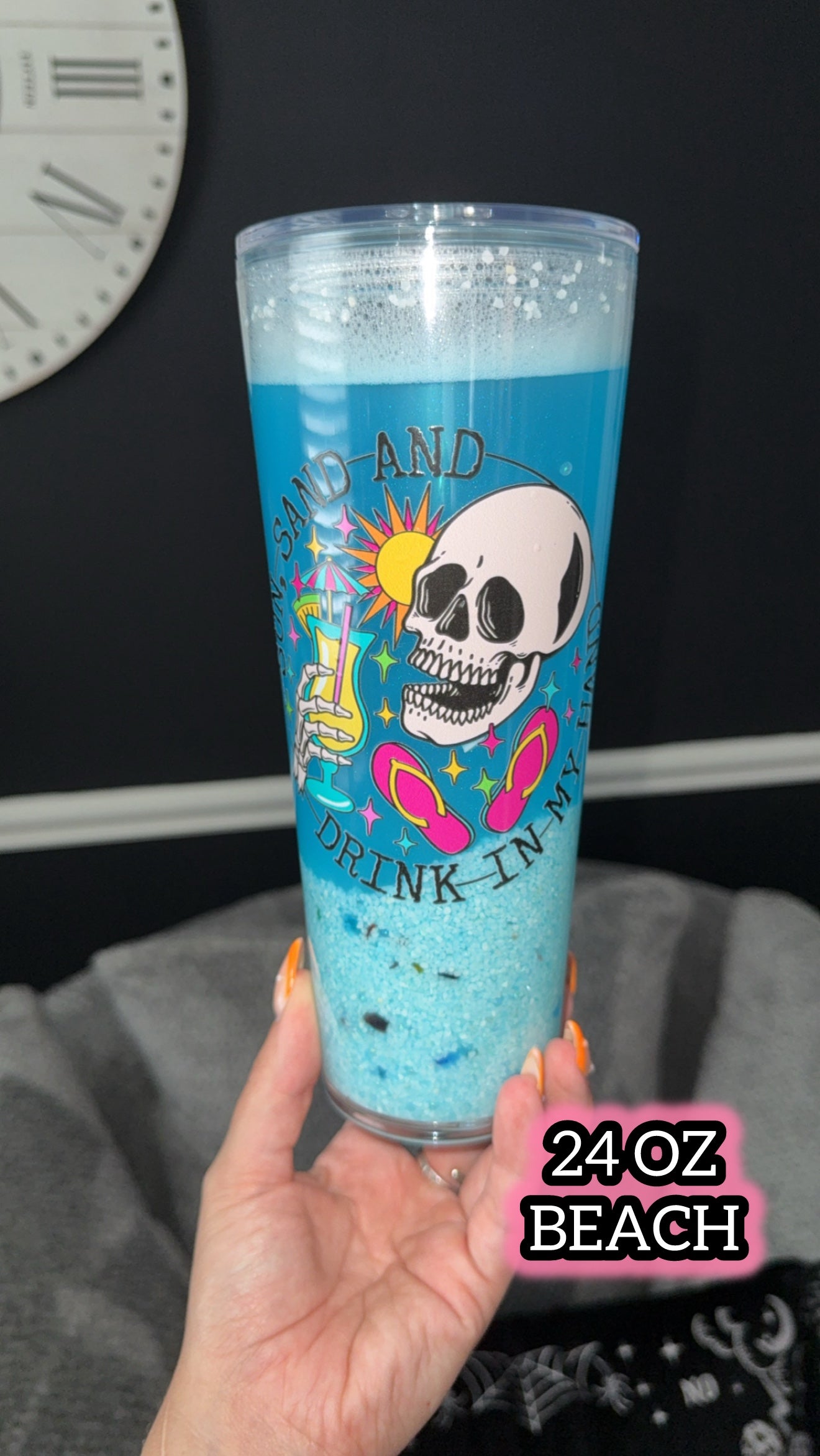 Premade 24oz: Sun Sand Beach Cup