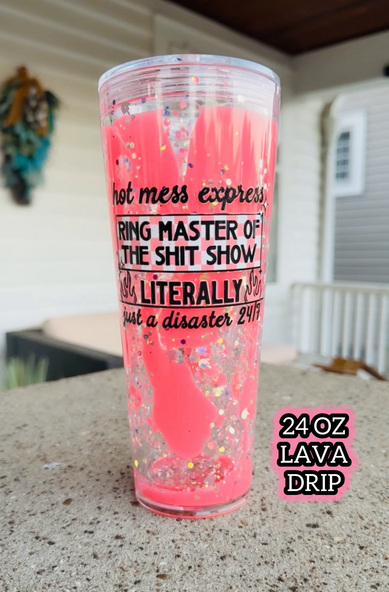 20 oz Acrylic Snowglobe